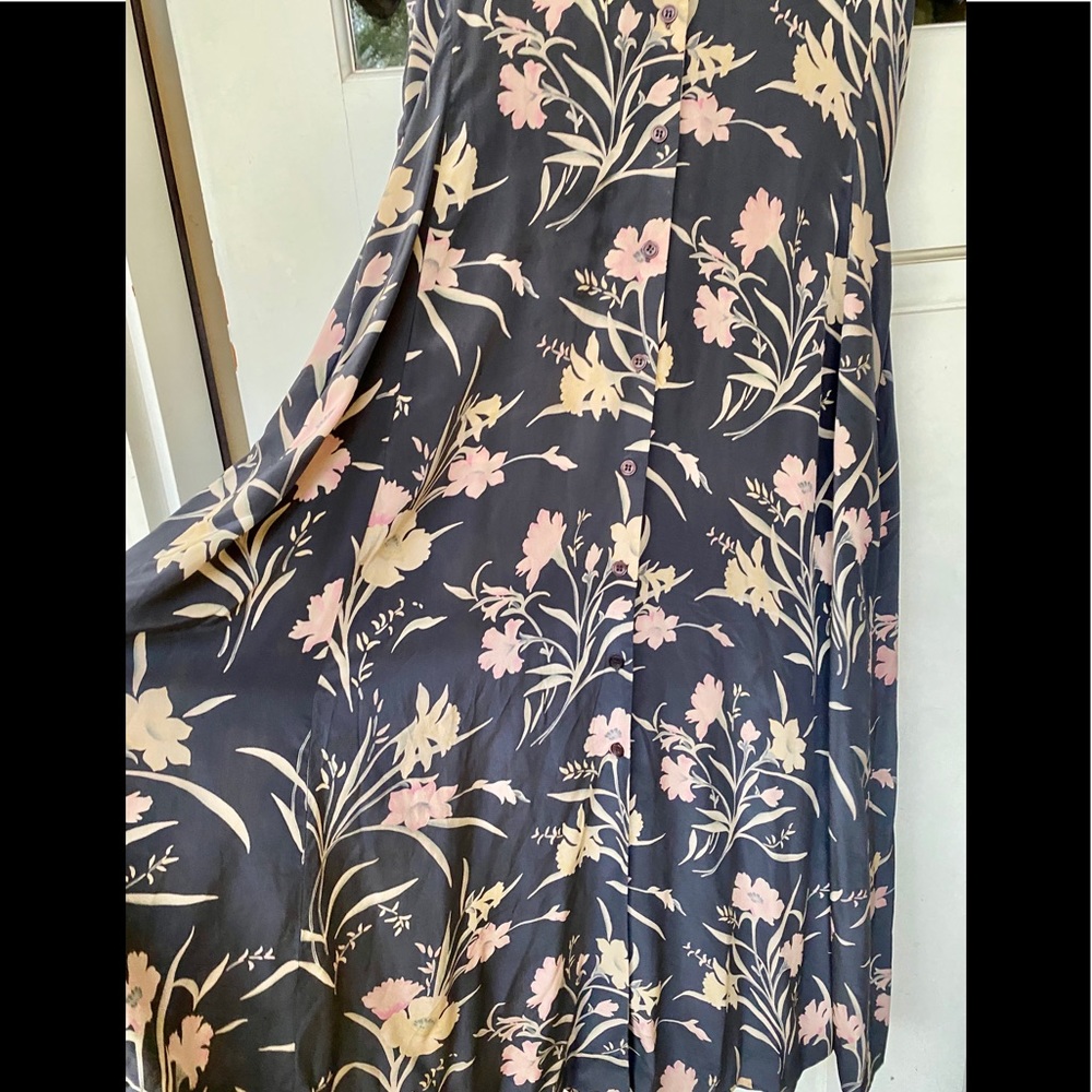 Jones New York silk dress button down pockets 14 - Picture 16 of 16